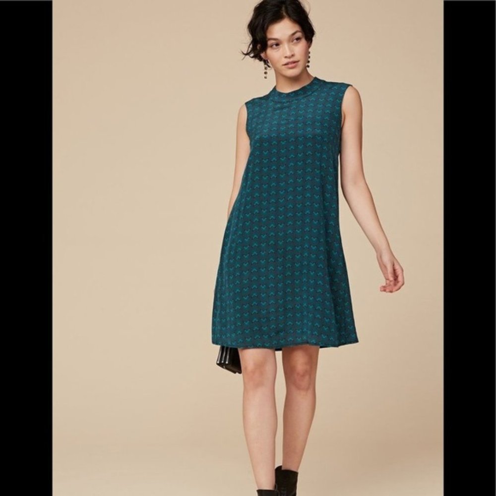Amour Vert Silk Shift Dress - S Sustainable